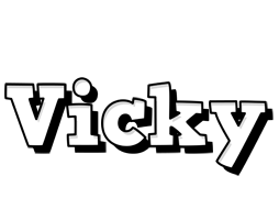vicky snowing logo