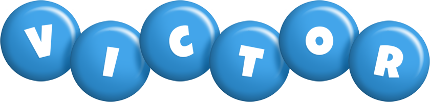 victor candy-blue logo