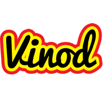 vinod flaming logo