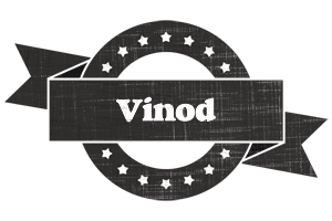 vinod grunge logo