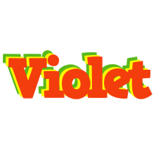 violet bbq logo