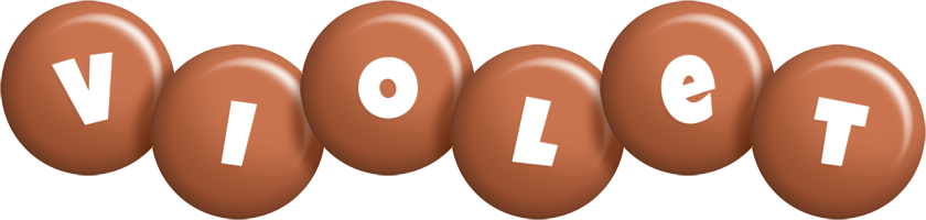 violet candy-brown logo