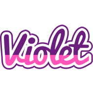 violet cheerful logo