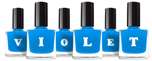 violet glossy logo