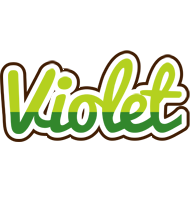 violet golfing logo