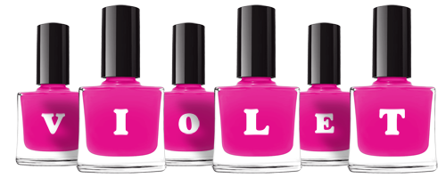 violet nails logo