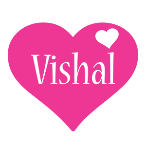 vishal love-heart logo