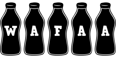 wafaa bottle logo