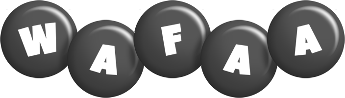 wafaa candy-black logo