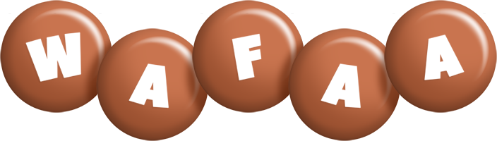 wafaa candy-brown logo