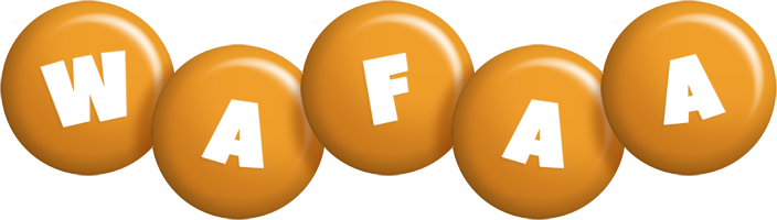 wafaa candy-orange logo