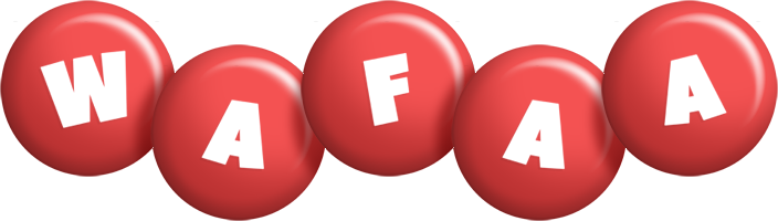 wafaa candy-red logo