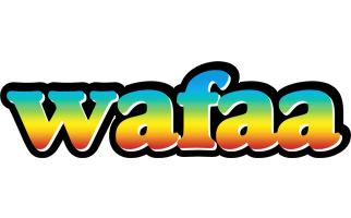 wafaa color logo