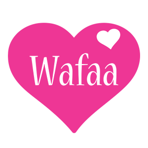wafaa love-heart logo