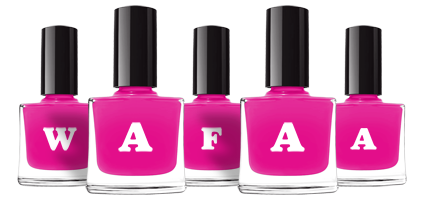wafaa nails logo