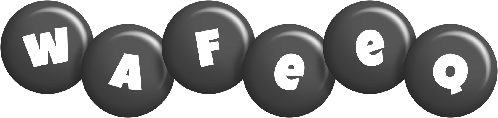 wafeeq candy-black logo