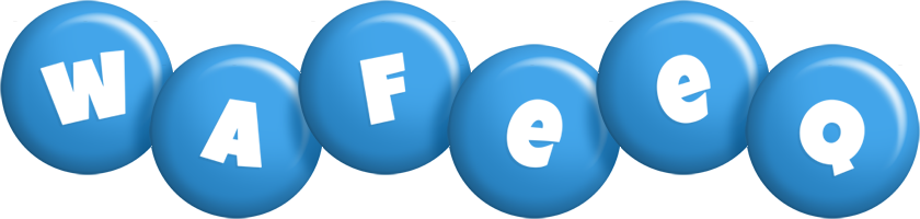 wafeeq candy-blue logo