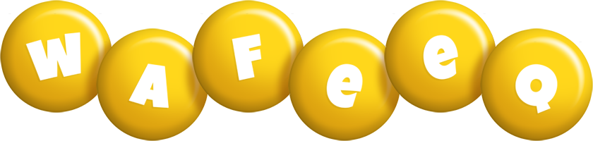 wafeeq candy-yellow logo