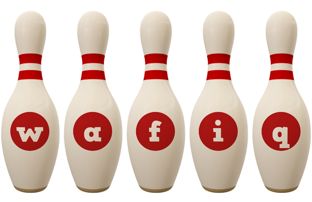 wafiq bowling-pin logo