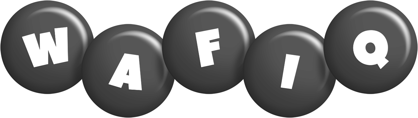 wafiq candy-black logo