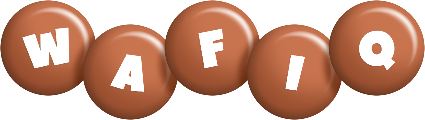 wafiq candy-brown logo