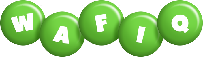 wafiq candy-green logo