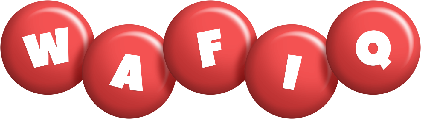 wafiq candy-red logo