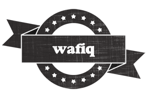 wafiq grunge logo