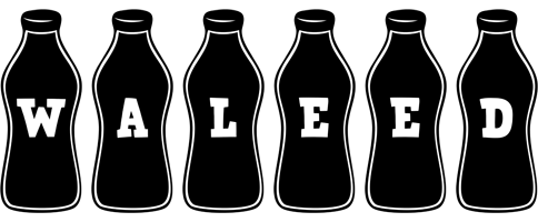 waleed bottle logo