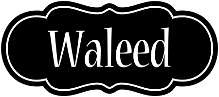 waleed welcome logo