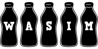 wasim bottle logo