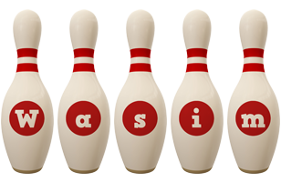 wasim bowling-pin logo