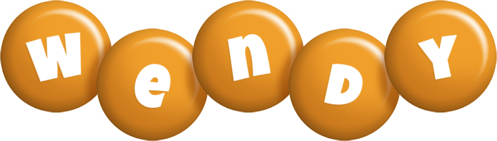 wendy candy-orange logo