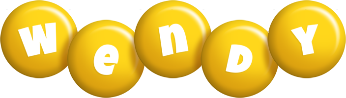wendy candy-yellow logo