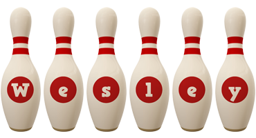 wesley bowling-pin logo