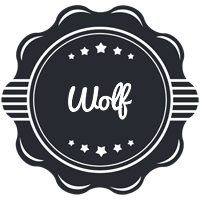 wolf badge logo