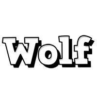 wolf snowing logo