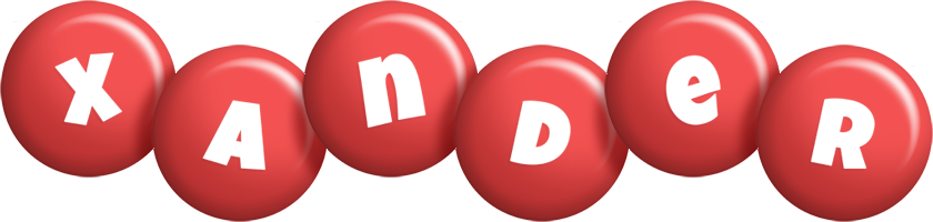xander candy-red logo