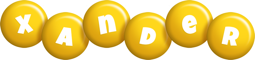 xander candy-yellow logo