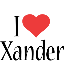 xander i-love logo