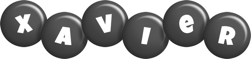 xavier candy-black logo