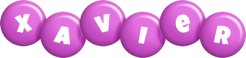 xavier candy-purple logo