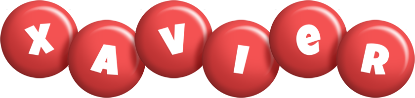 xavier candy-red logo