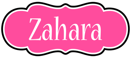 zahara invitation logo