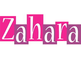 zahara whine logo