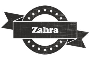 zahra grunge logo