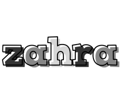 zahra night logo