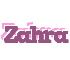 zahra relaxing logo