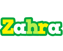 zahra soccer logo