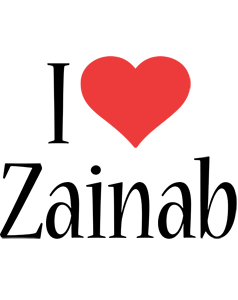 zainab i-love logo